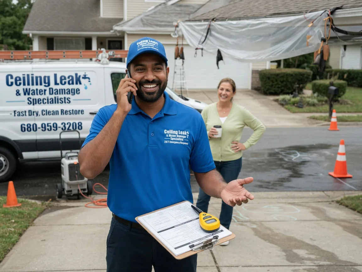 Ceiling Leak Cleanup Campbell, NE FAQs